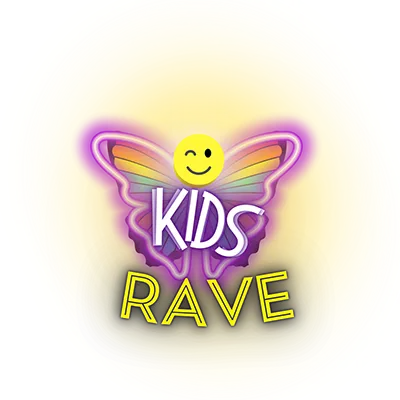 Auntie Kitty's Kids Rave Logo